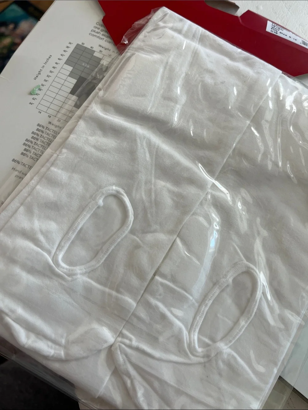 Capezio Transition Tights White Size 8-12